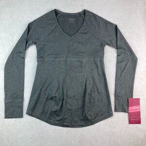 Ingrid & Isabel Be Maternity Gray Marl Workout Yoga Running Athleisure - S - NWT
